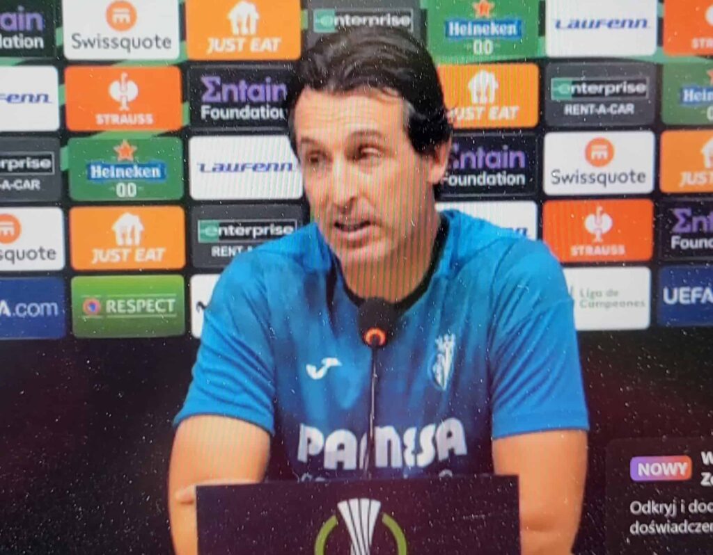 Unai Emery: postaramy się z Lechem wygrać